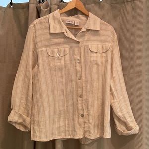 Chico’s linen blouse